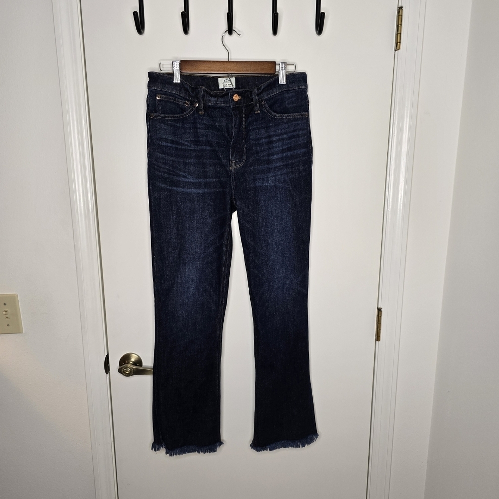 J. Crew Dark Indigo Billie Demi Boot Crop Size 29T